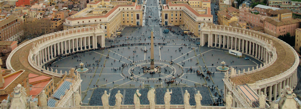 Vista da cúpula da Basílica de São Pedro