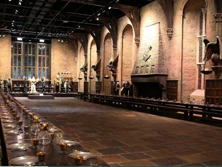 Set de filmagens nos Estúdios do Harry Potter